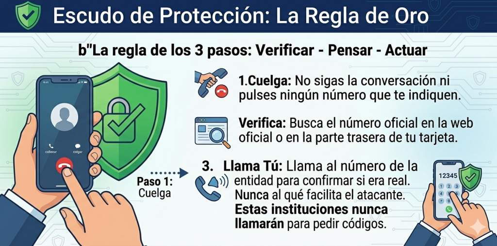 La Regla de Oro. Reflexionar y Verificar antes de Actuar
